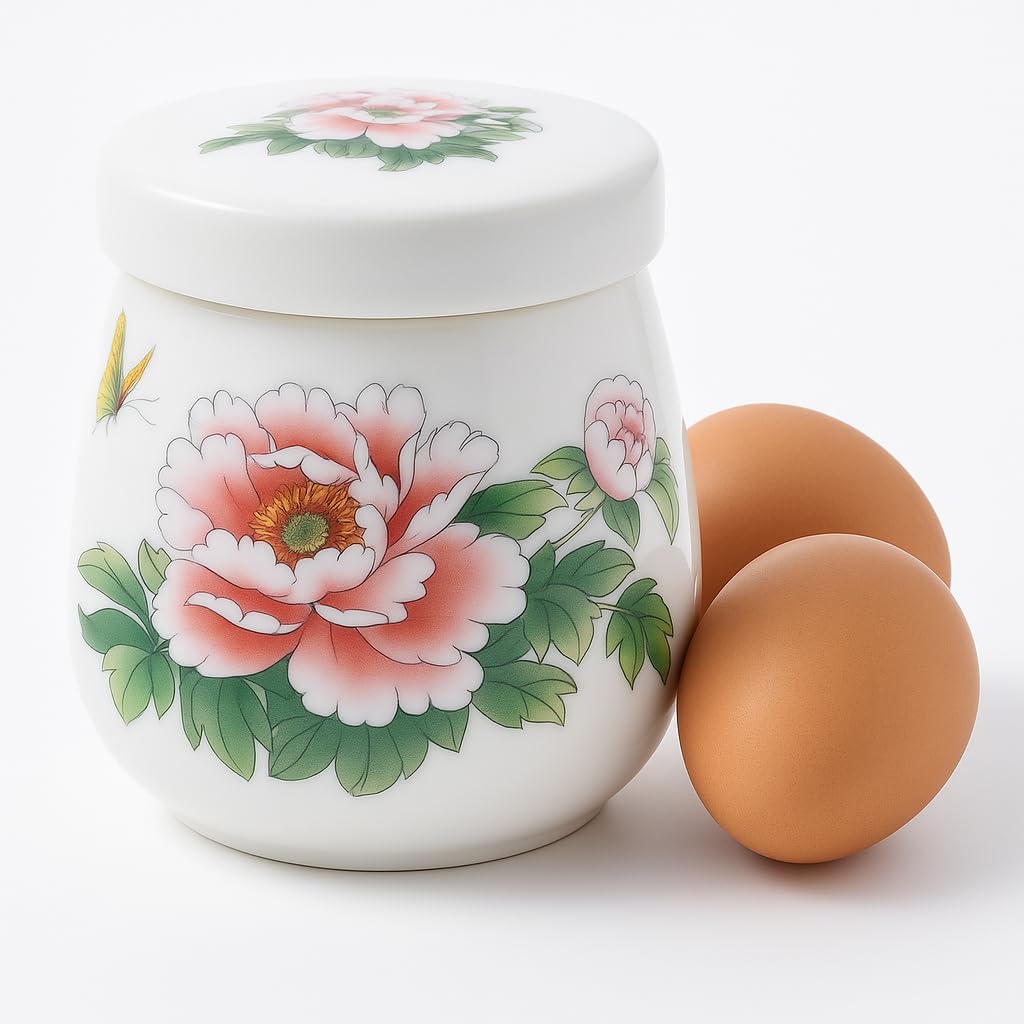 Xylarnoveth Egg Coddler with lid 220ml keeps eggs secure for perfect soft-boiled mornings.