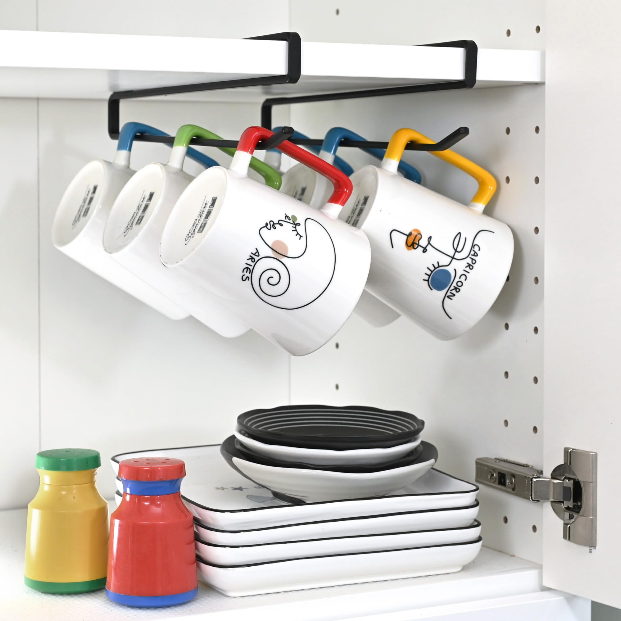 xympo coffee mug hanger durable steel with rust-free finish for longevity
