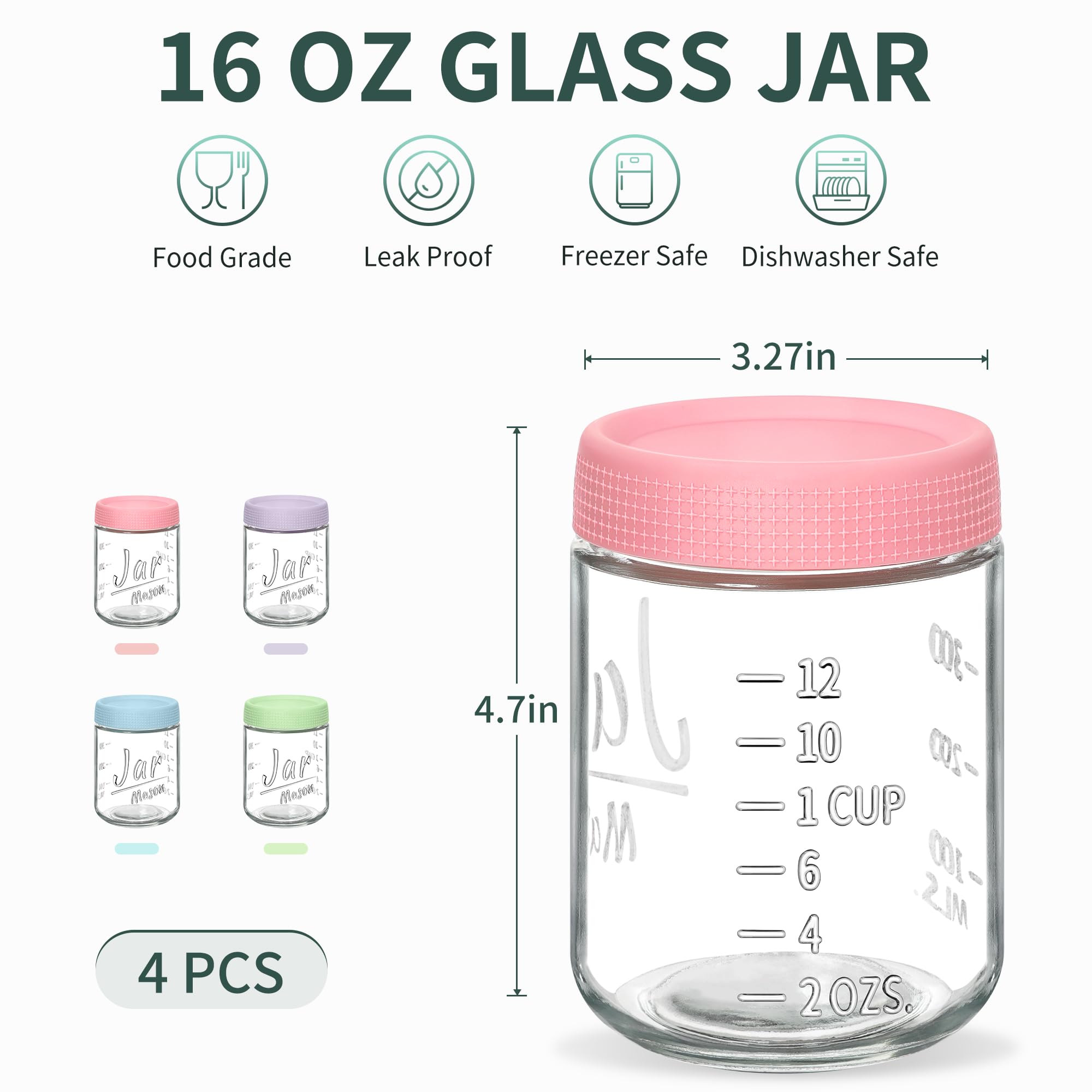 Xyptorix leakproof design keeps yogurt and oats mess-free.
