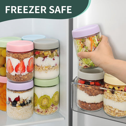 Xyptorix jars show measurement marks for precise portion control.