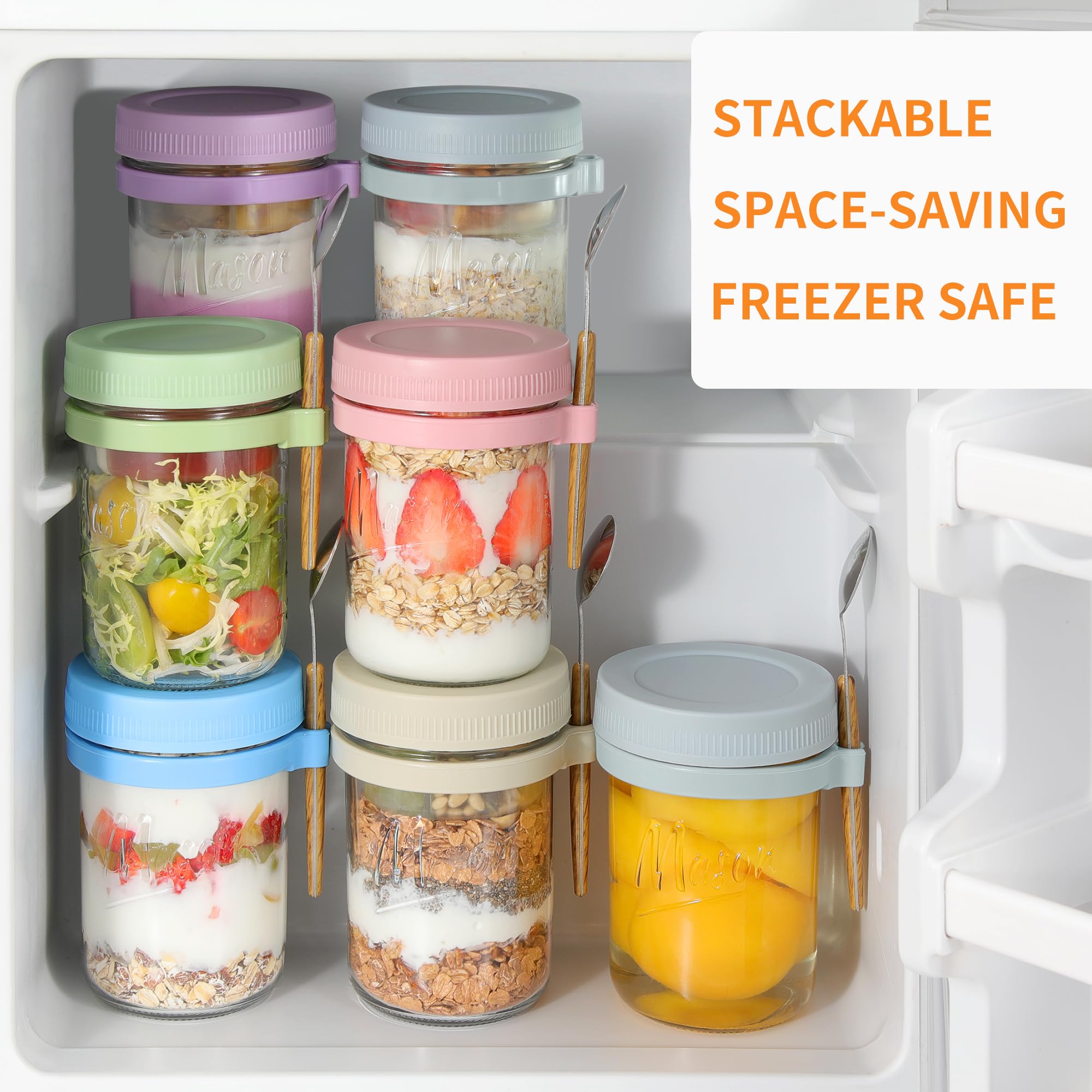 Xyptorix portable jars support on-the-go breakfasts and snacks.