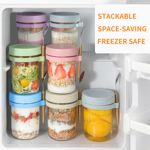 Xyptorix portable jars support on-the-go breakfasts and snacks.