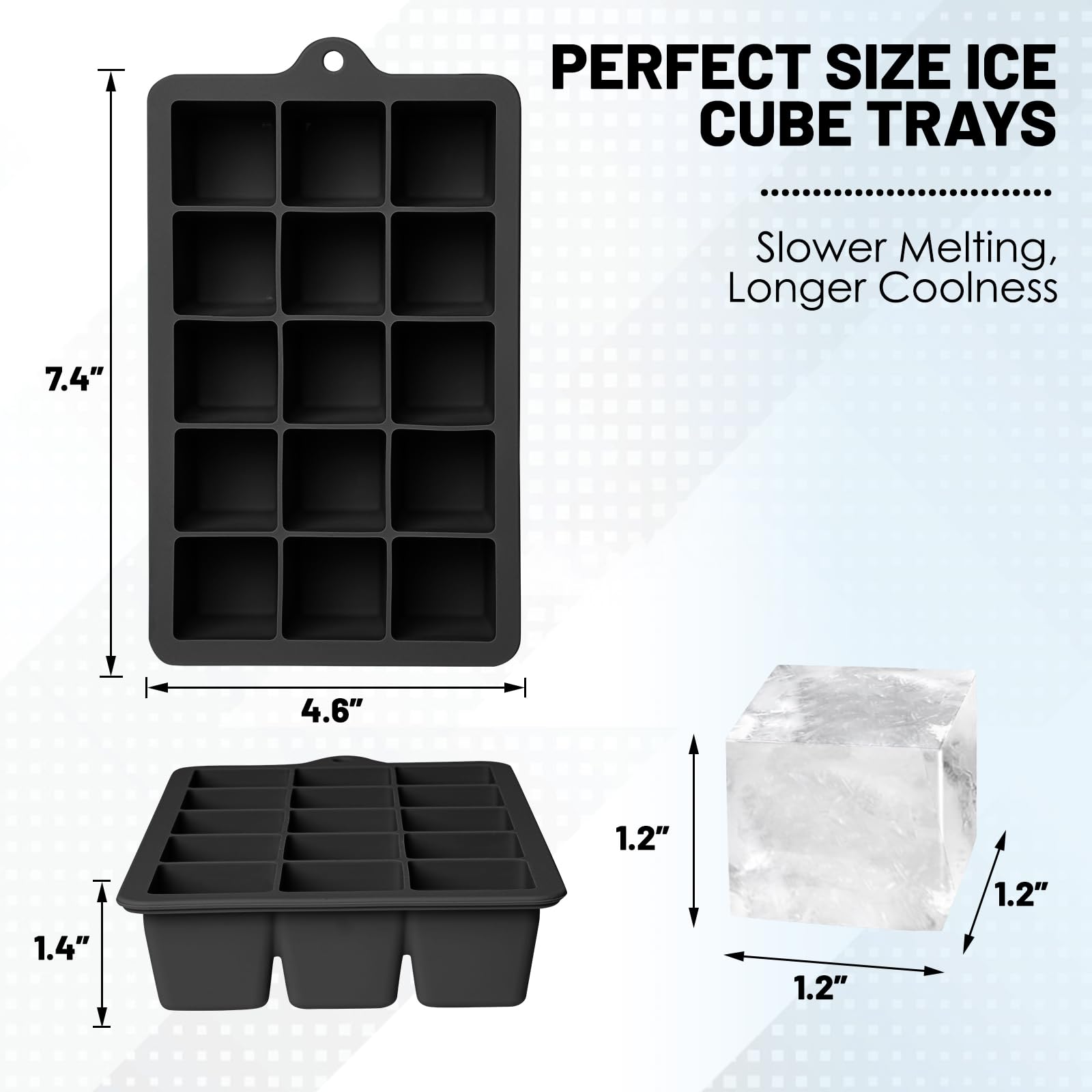 Xyuetia easy-release ice cubes to chill drinks quickly.