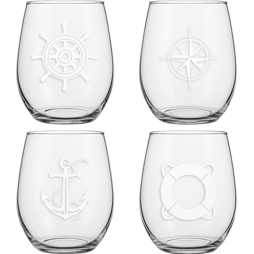 XYZ Boat Supplies Anchor glass ready for on-board wine service and safe handling