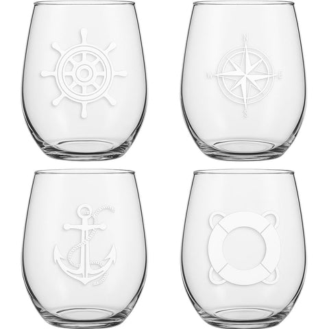 XYZ Boat Supplies Anchor glass ready for on-board wine service and safe handling