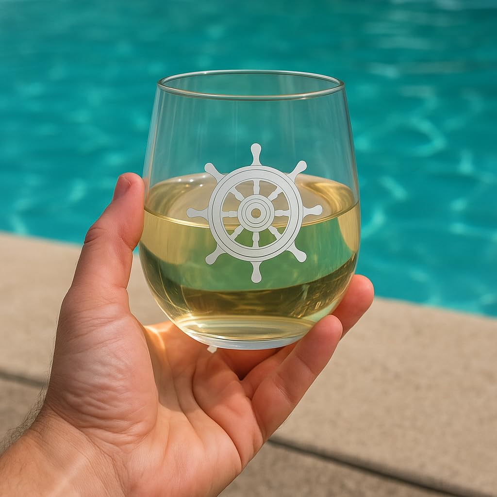 XYZ Boat Supplies Life Ring glass adds fun safety vibes to poolside sipping