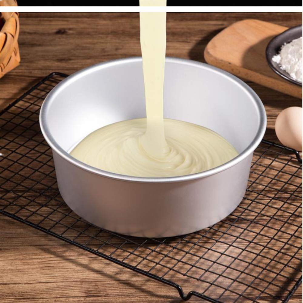 XZJMY 5-inch mini cake pan inner view showing even bake potential.