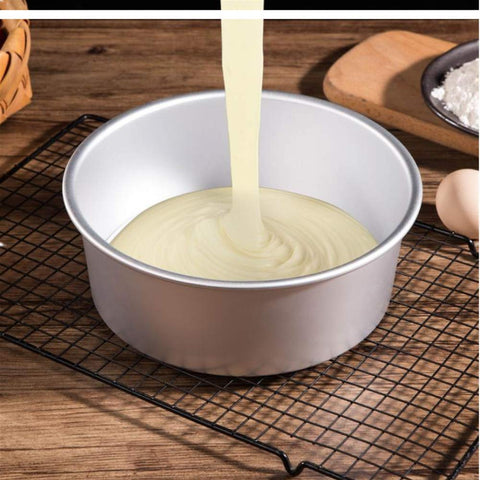 XZJMY 5-inch mini cake pan inner view showing even bake potential.