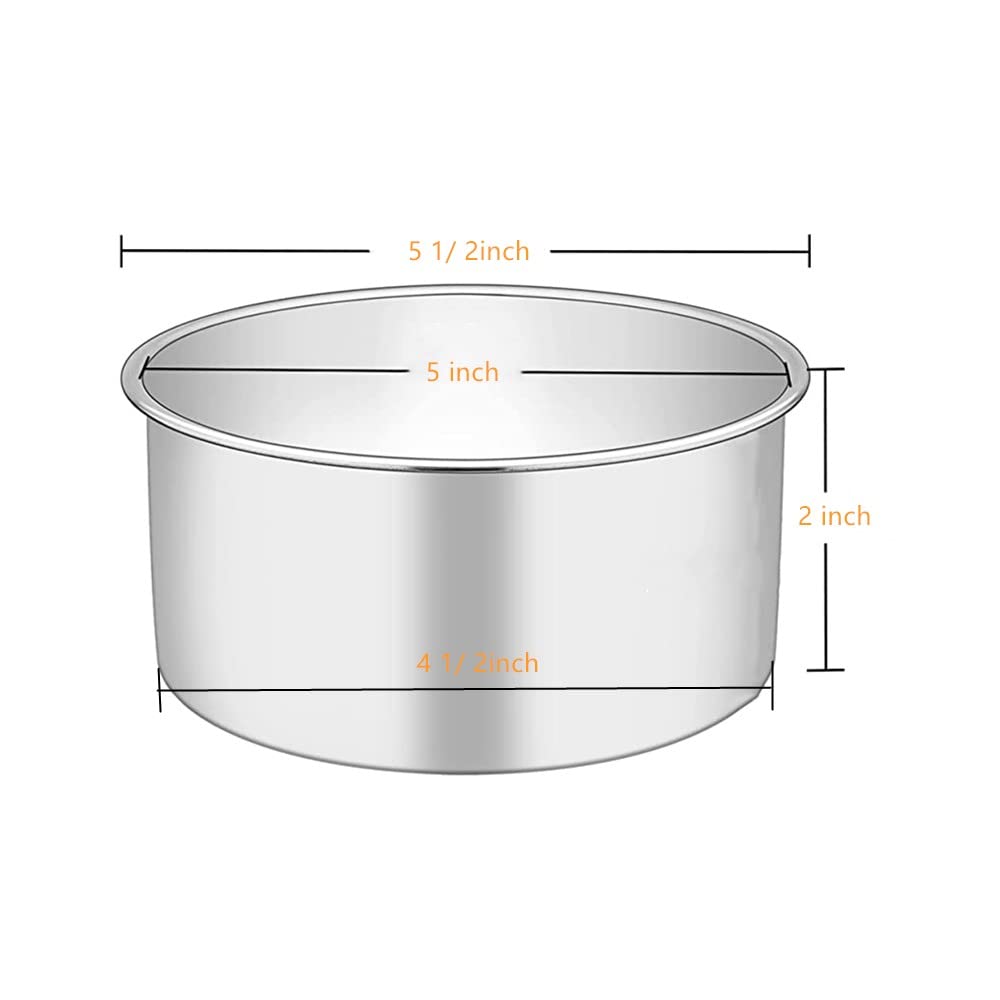 XZJMY 5-inch round pan setup suited for family dessert prep.