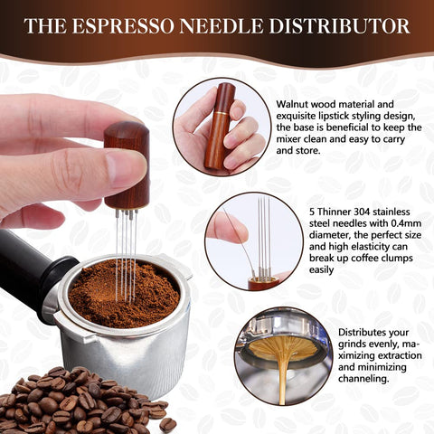Y-Step stainless steel stirring spoon for even mixing and extraction.