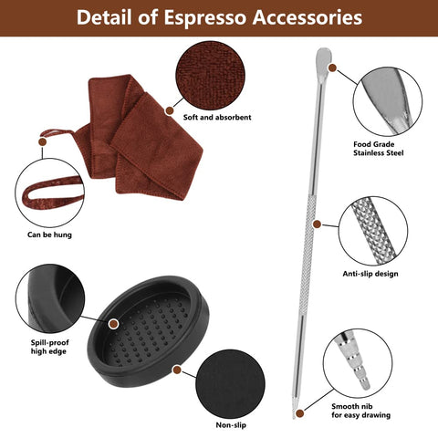 Y-Step coffee stirring spoon for precise stirring and mixing.