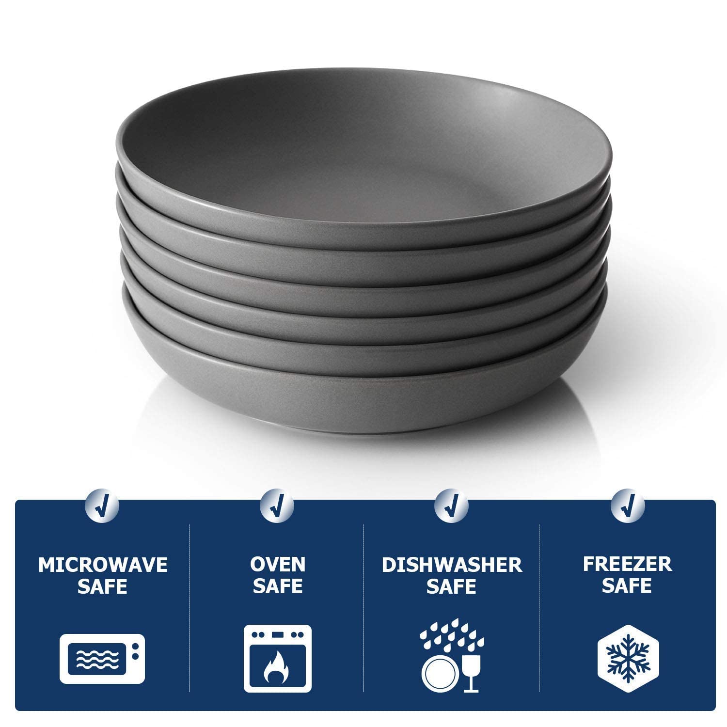 Y YHY wide shallow design bowls perfect for showcasing portions