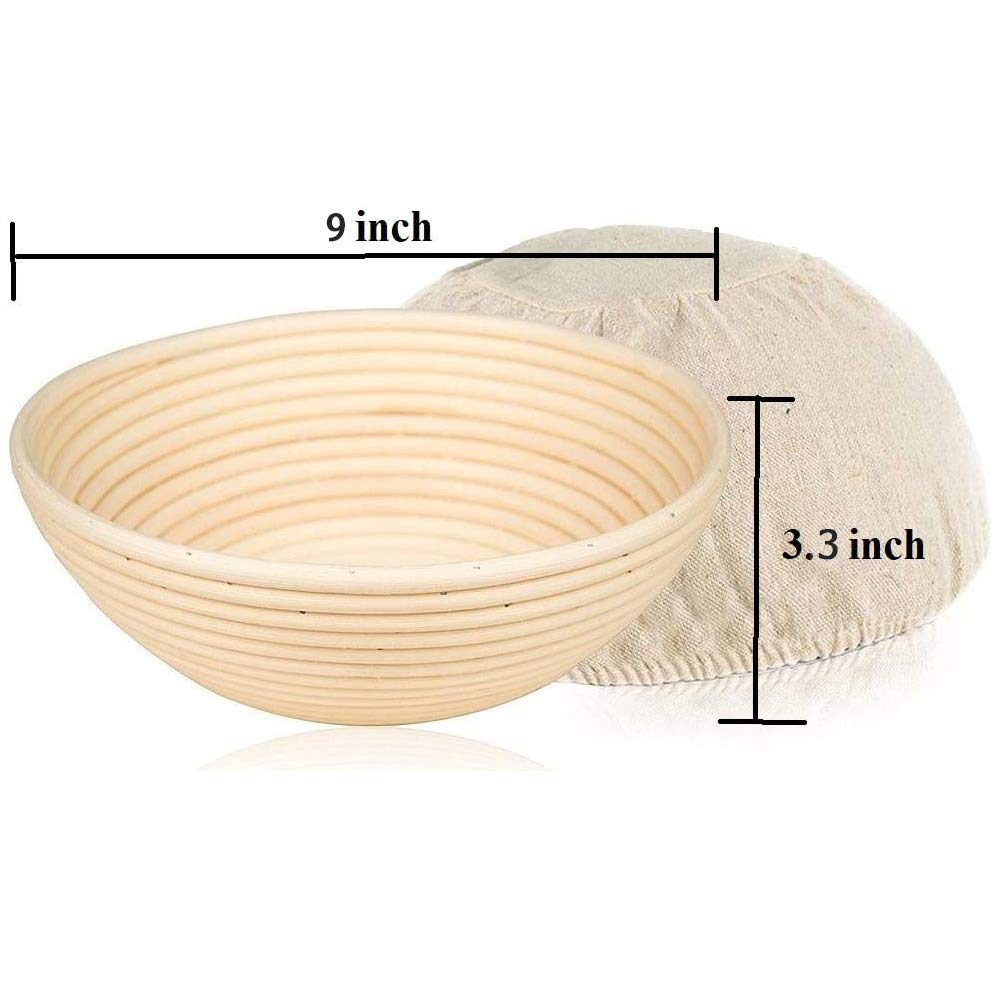 YAANI cloth liners protect banneton surfaces and reduce sticking.