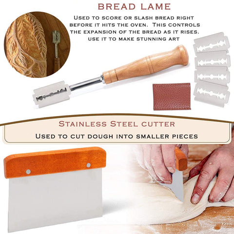 YAANI stainless steel scraper for precise cutting and shaping.
