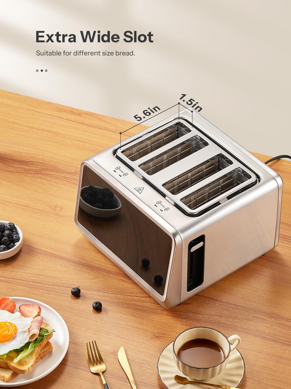 Yabano compact design fits small kitchens with space to spare.