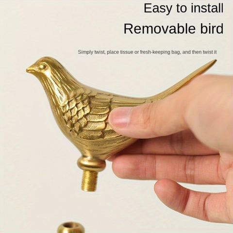 YACSNBF gold bird decor accents countertop for warmth and style