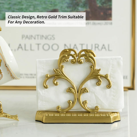 YACSNBF gold napkin holder decor piece elevates table aesthetics