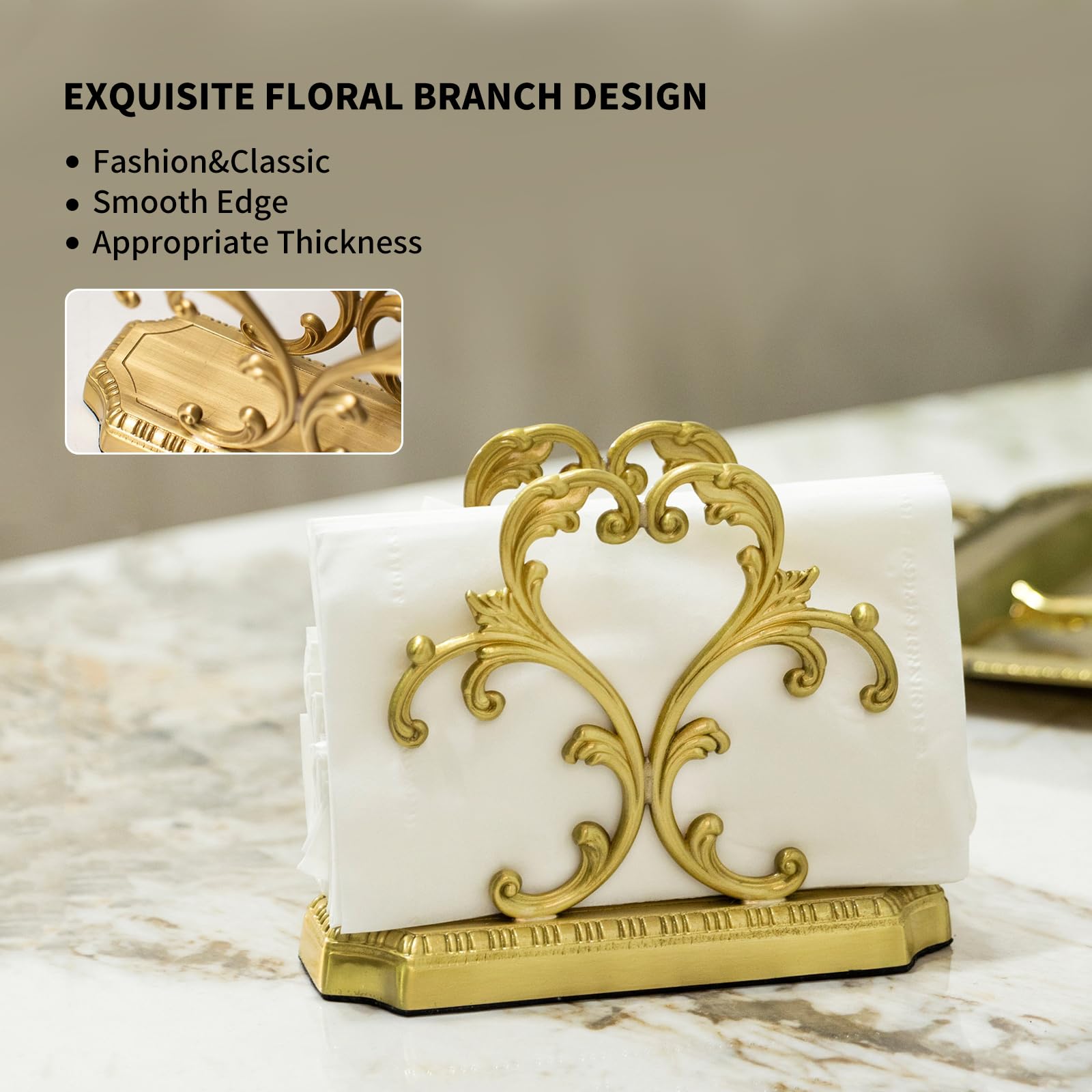 YACSNBF napkin holder stand keeps napkins upright and easily reachable