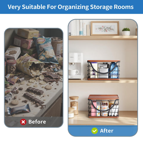 Versatile storage for groceries, cleaning supplies, and more.