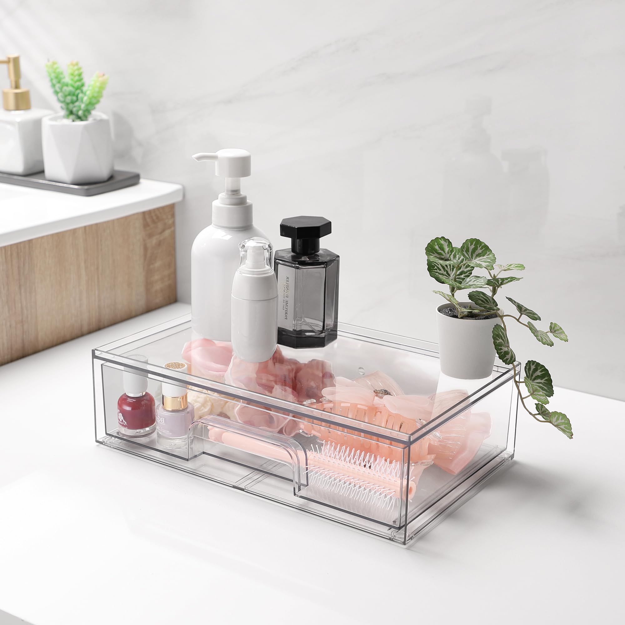 YAFFWA pull-out pod dispenser enables quick access to laundry pods