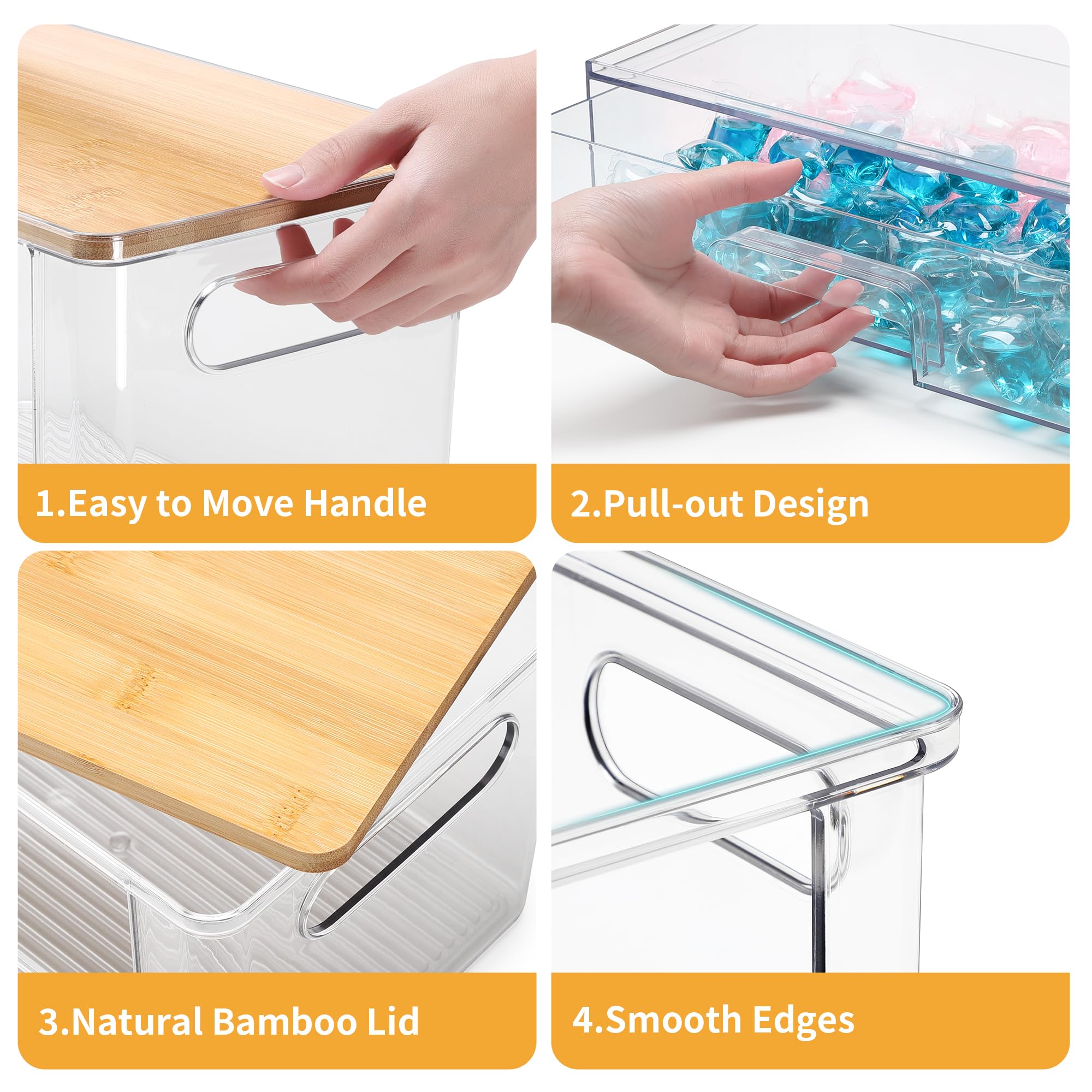 YAFFWA stackable under-sink storage system maximizes small spaces