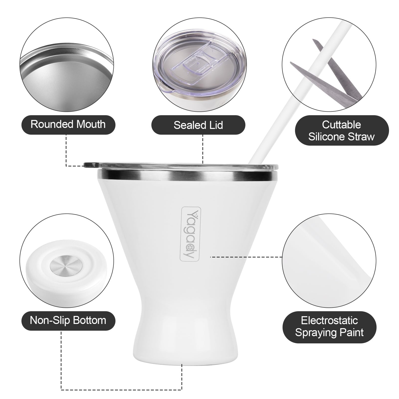 Yagady splash-proof lid seals in flavor and reduces spills