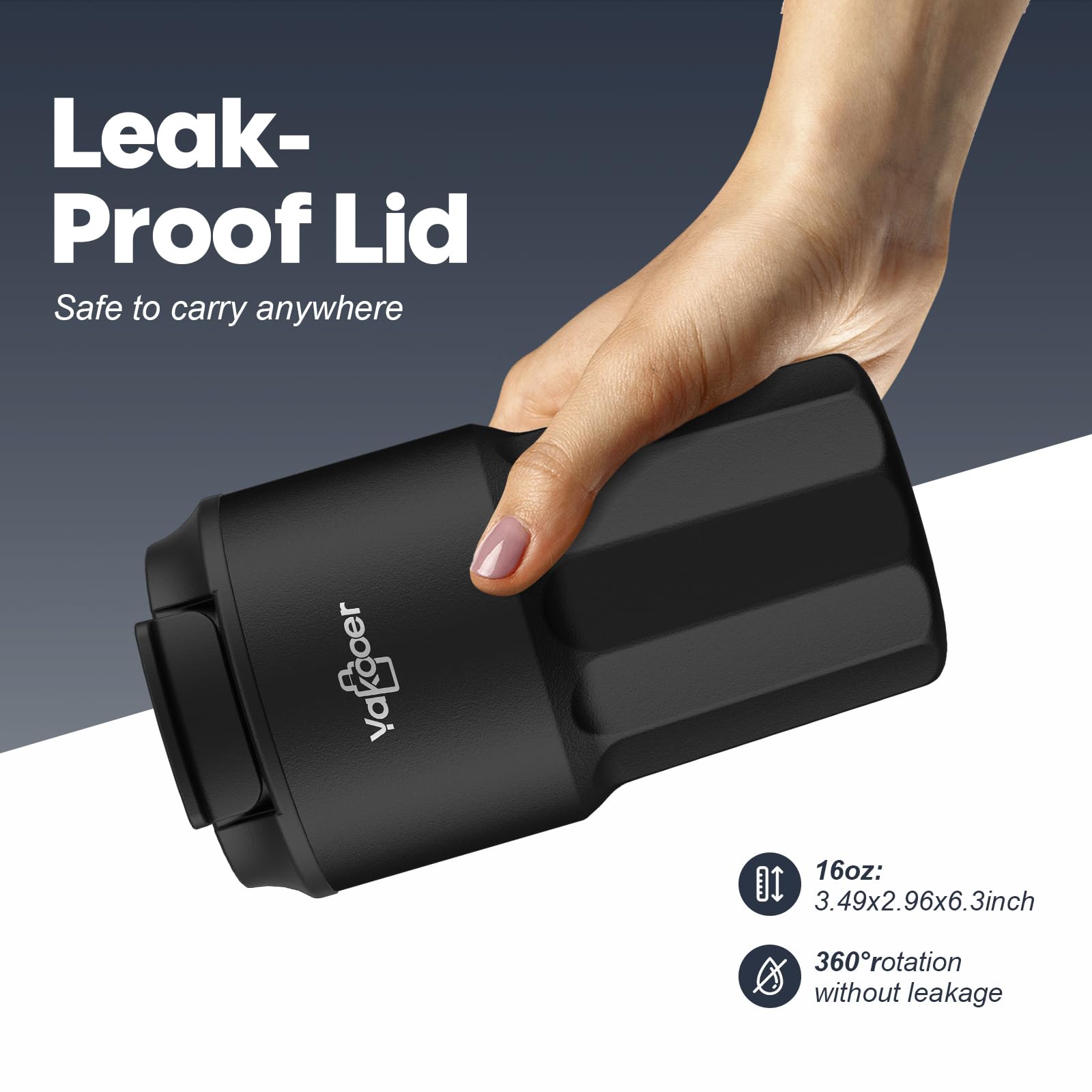 Eco-friendly materials are BPA-free with recycled content