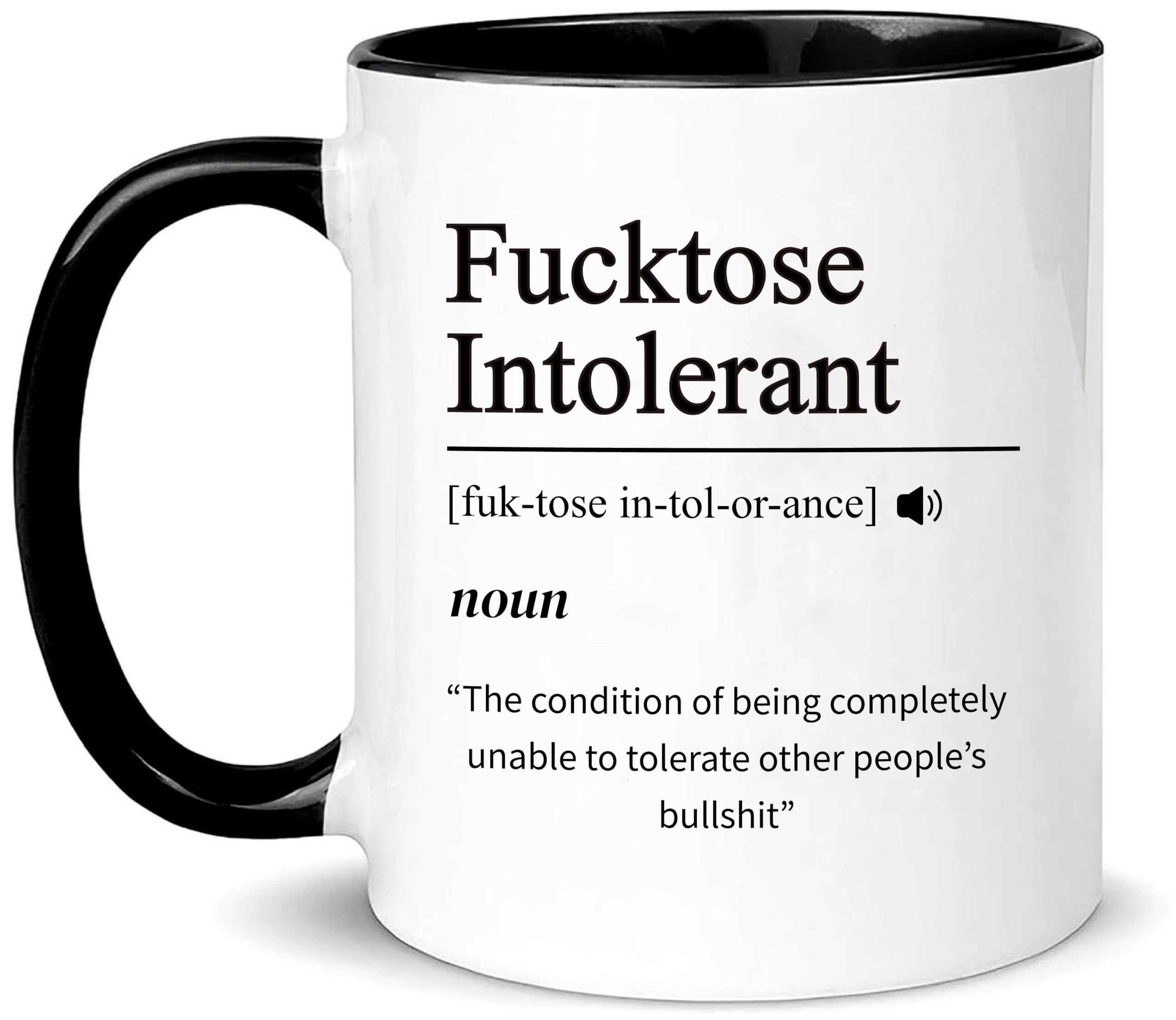 Yalocib double-sided print mug visible from any angle for discussions and jokes.