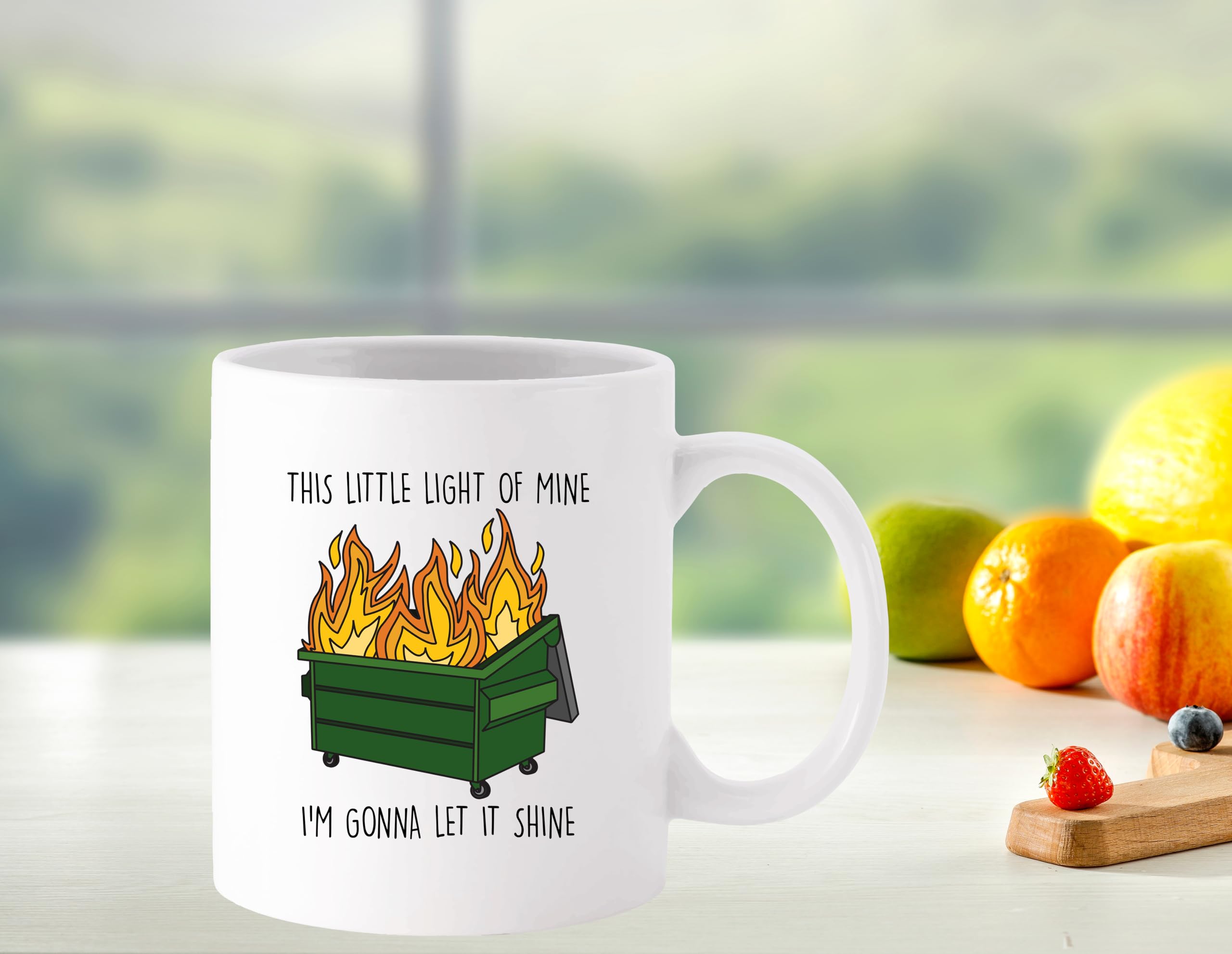 Yalocib 11oz mug with comfortable handle ideal for everyday sipping.