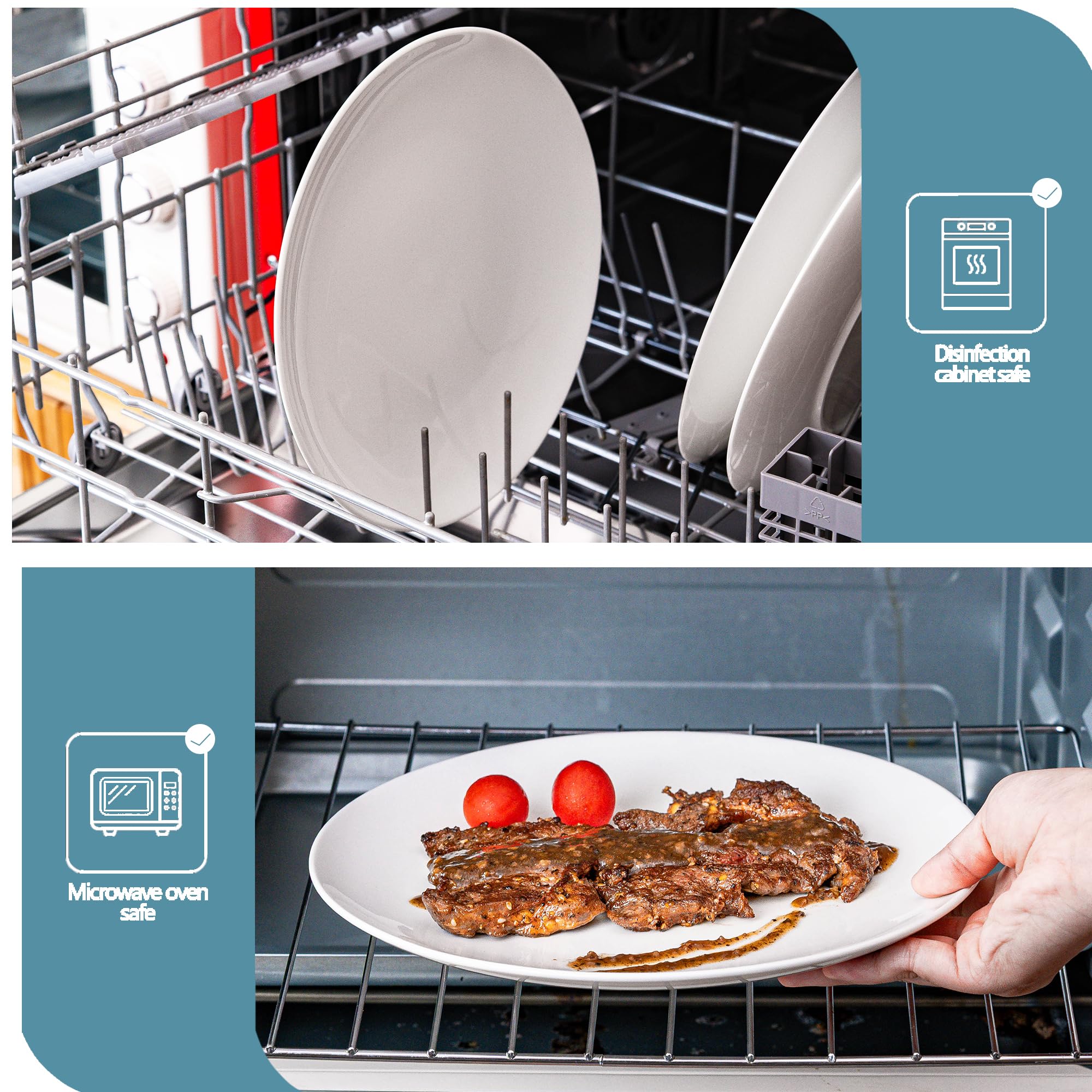 YALONG microwave-safe plate, convenient reheating for quick meals.
