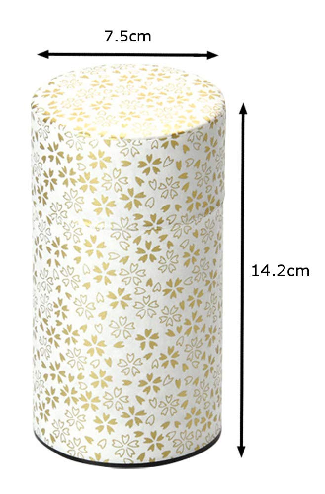 Yamaco Pokkan canister showcasing traditional Japanese Sakura design