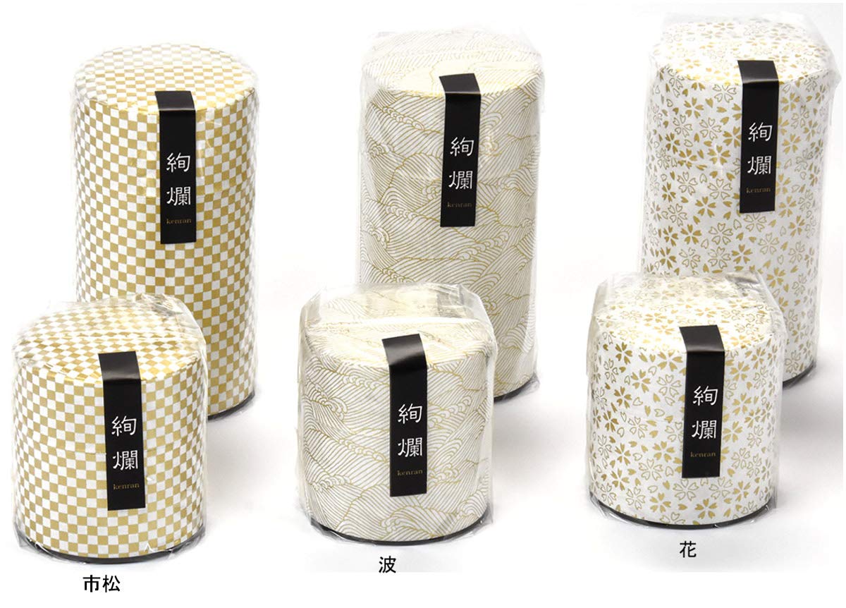 Yamaco Pokkan tin canister used to store tea leaves or cookies in a kitchen