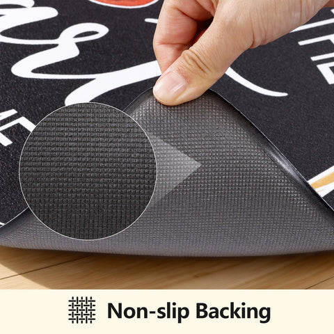 Yamaziot anti-slip backing keeps mats securely in place on various floors