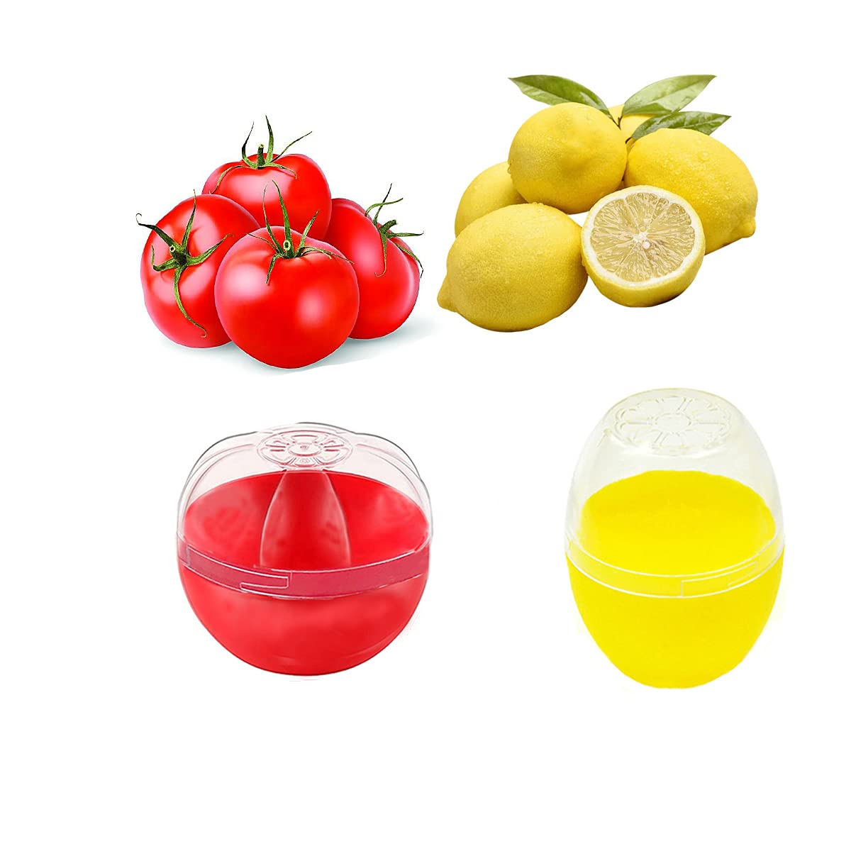 Yamesu avocado holder protects halves and reduces browning.