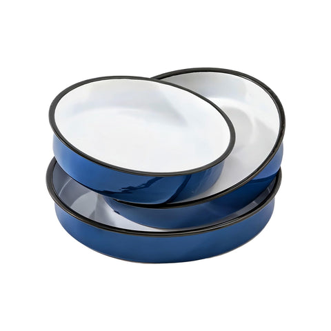 YAMMI TREE 10-inch enamel roasting pan with even heat for uniform browning.