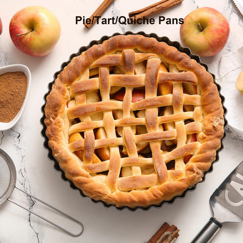 Yamteck 9-inch tart pan ideal for quiches and desserts.