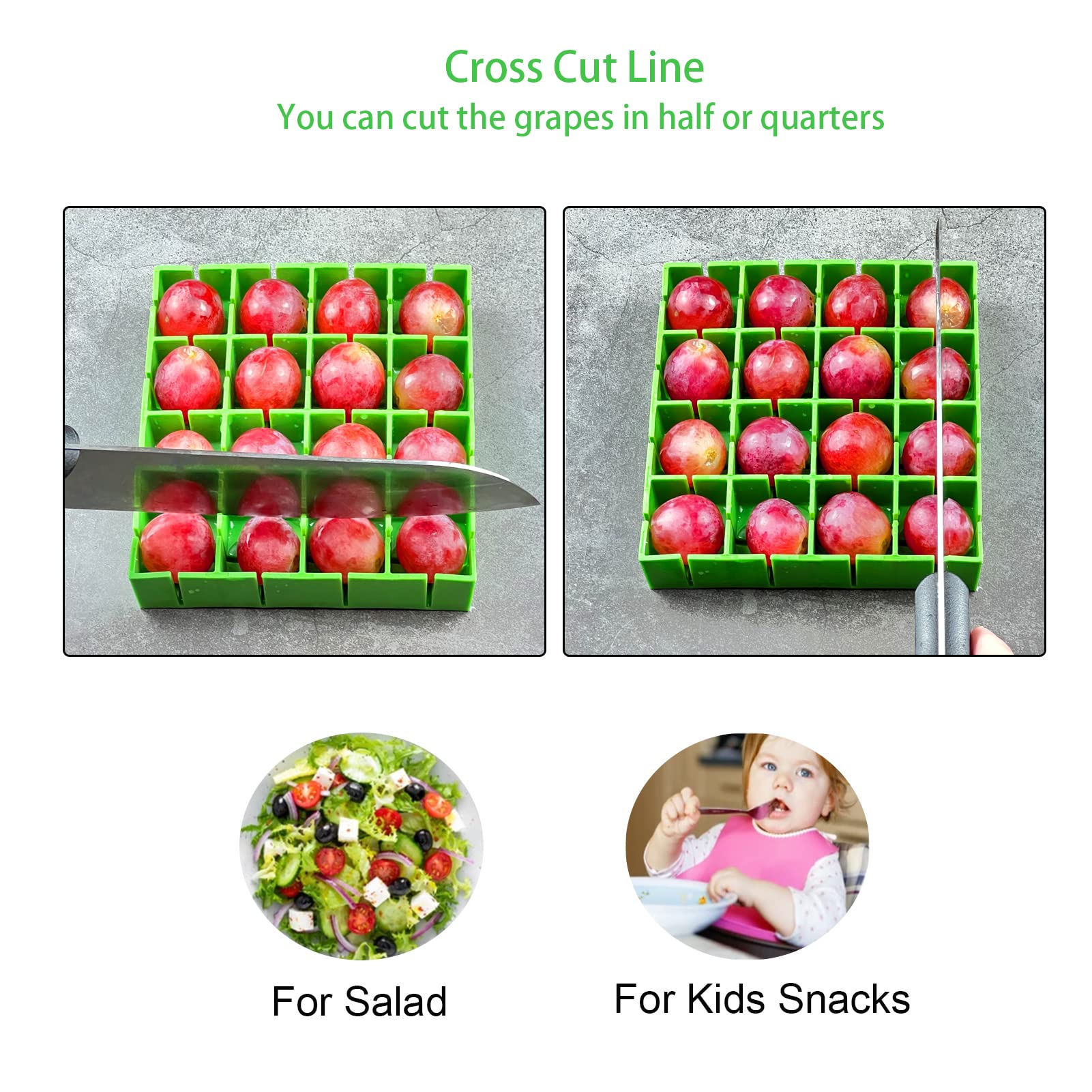 Yamteck Bottom groove design stabilizes fruit while you cut