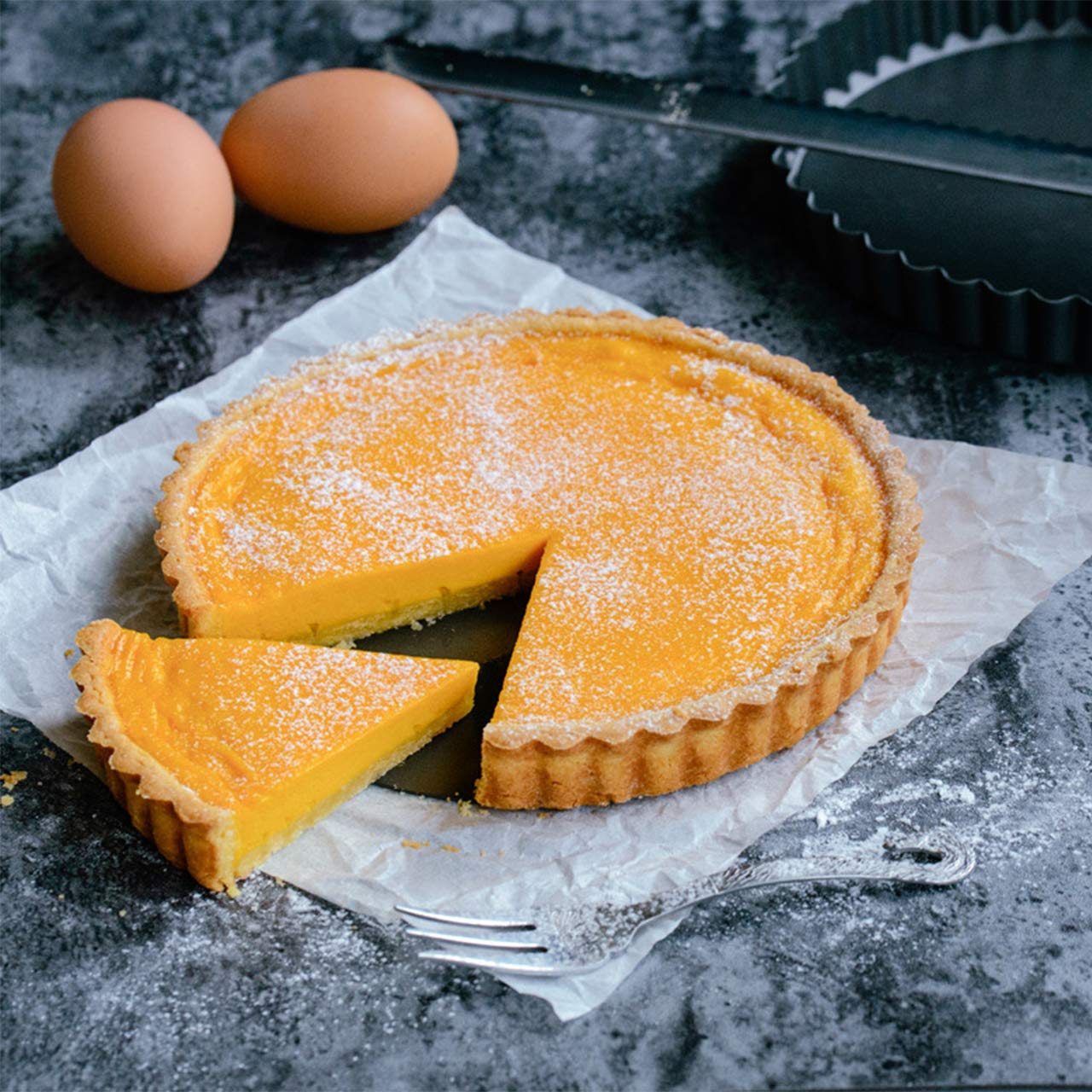 Yamteck 4-inch mini tart pans set for bite-sized treats.