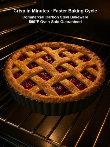 Yamteck non-stick coating provides effortless release and simple cleanup after baking