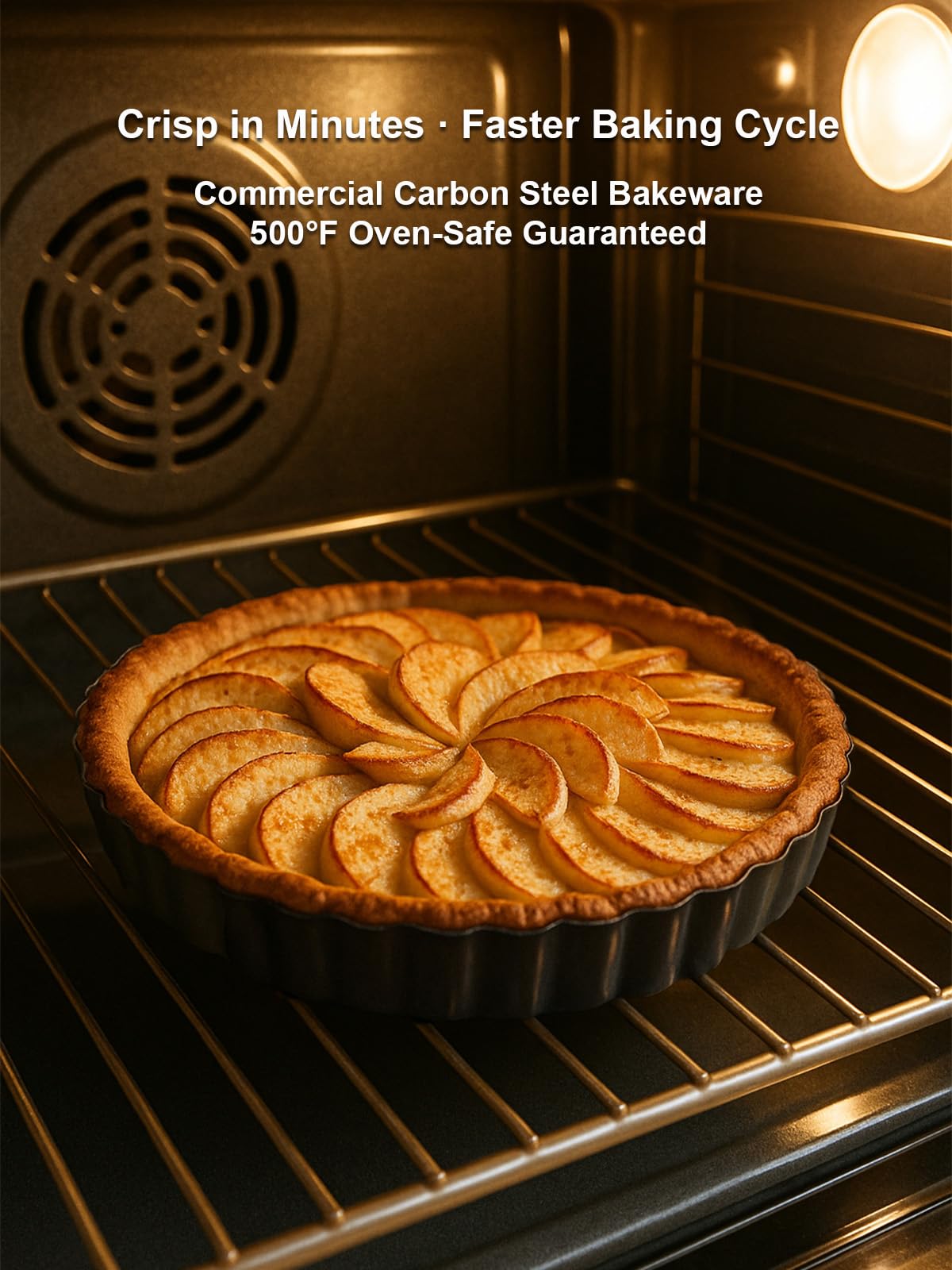 Yamteck carbon steel bakeware offers durable, sturdy performance for daily baking.