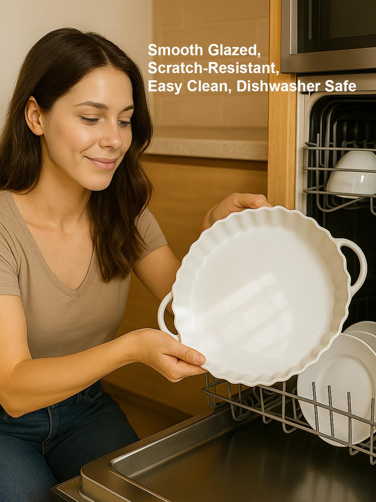 Yamteck versatile pan suitable for pies lasagna and casseroles