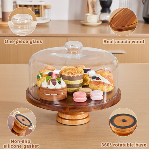 Yangbaga rotating base with metal bearing for smooth serving