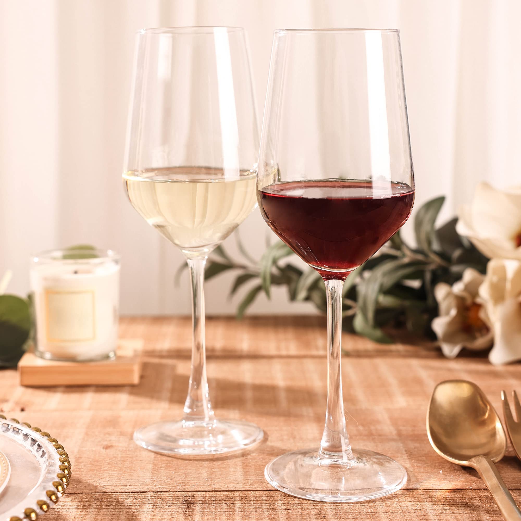 YANGNAY high-transparency glass showcases wine clarity from whites to reds.
