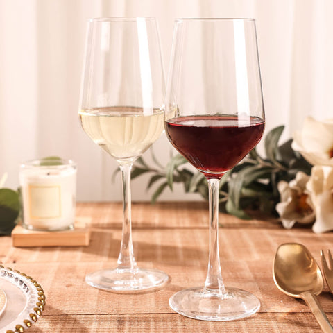 YANGNAY high-transparency glass showcases wine clarity from whites to reds.