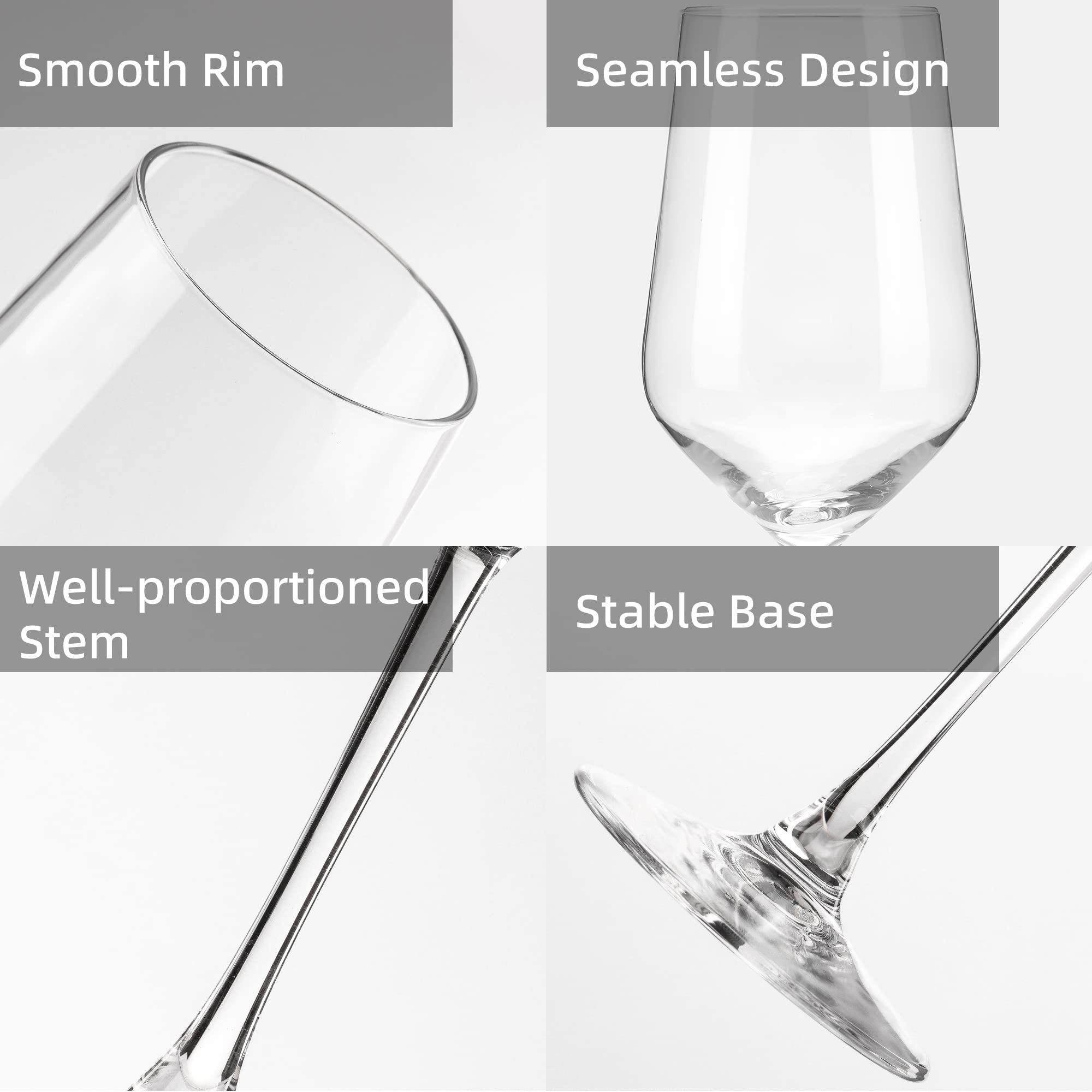 YANGNAY smooth-rim glass offers comfortable sipping and refined presentation.