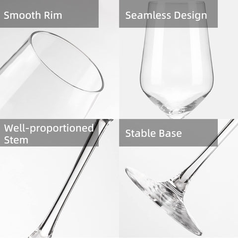 YANGNAY smooth-rim glass offers comfortable sipping and refined presentation.