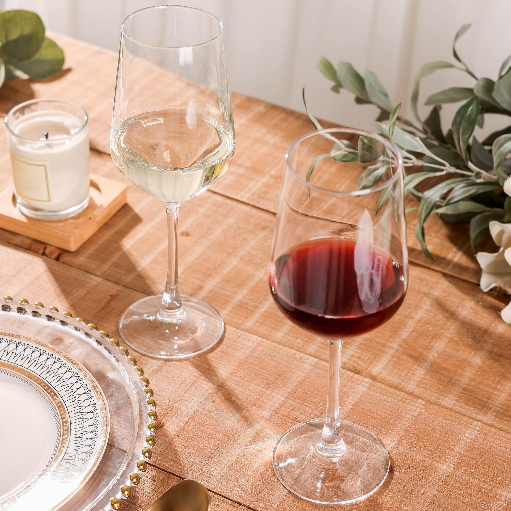 YANGNAY solid-base wine glass improves stability on crowded tables.