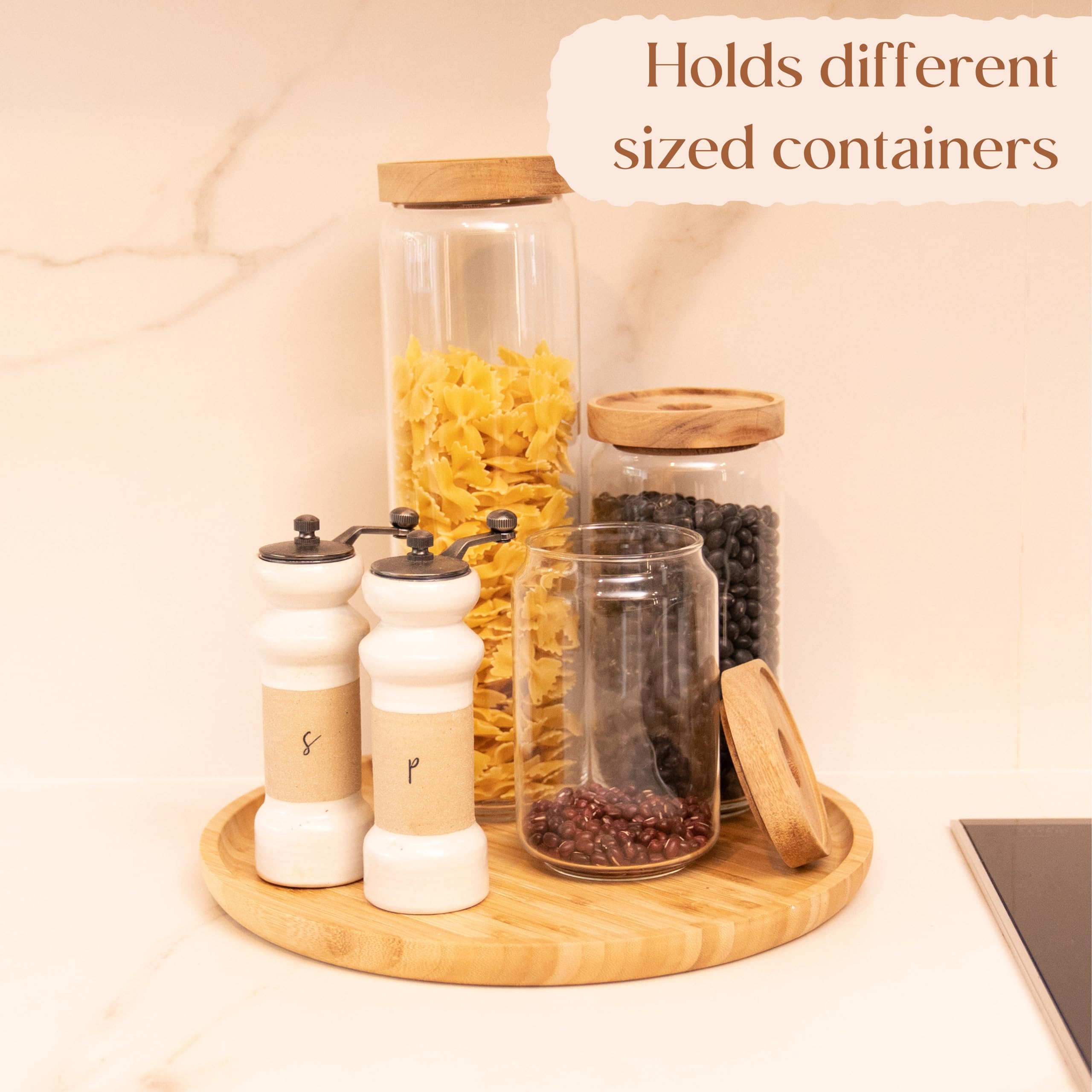 YANGQIHOME bamboo tableware platter adds natural warmth.