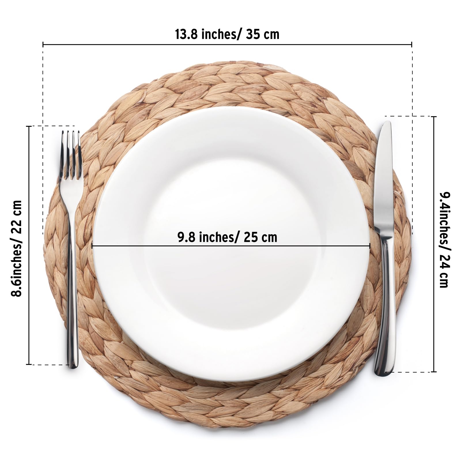 YANGQIHOME easy-clean placemats simplify post-meal cleanup