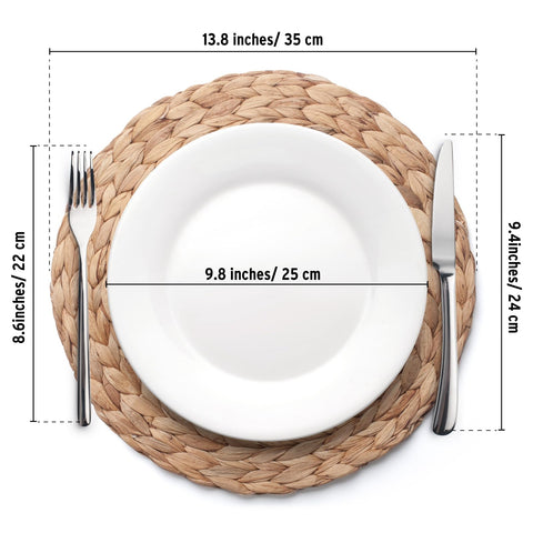 YANGQIHOME easy-clean placemats simplify post-meal cleanup
